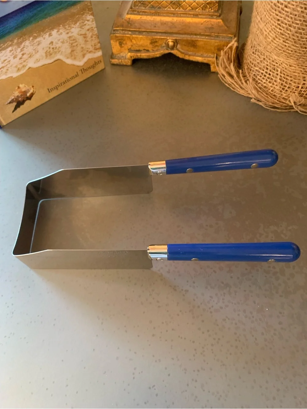 KALE KUT’R, square stainless steel cake cutter SLICES and serves in square shape
